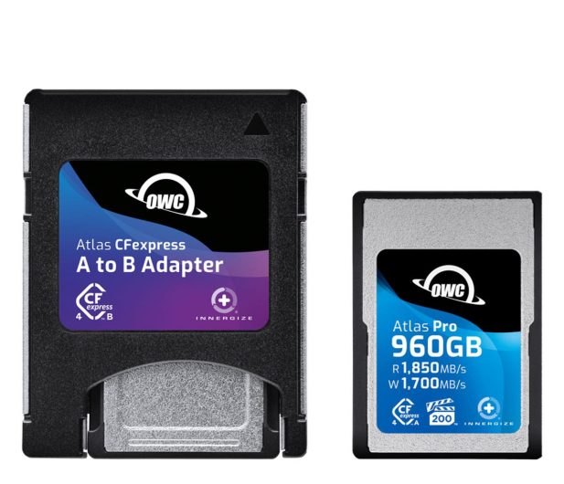 OWC 960GB CFexpress Atlas Pro Type A + adapter CFX A do B G4 - 1258087 - zdjęcie